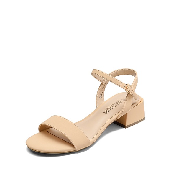 Dream Pairs Shoes - Open Toe Ankle Strap Low Heel Sandals